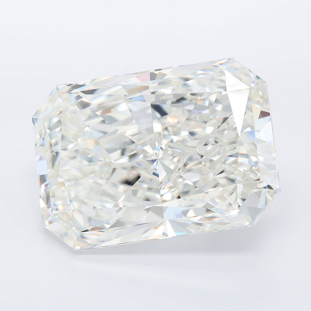 14.01 carat radiant lab grown diamond F color VVS2 clarity