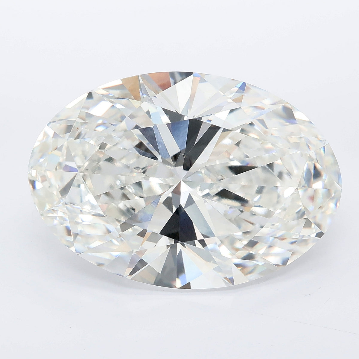 13.03 carat oval lab grown diamond F color VVS2 clarity