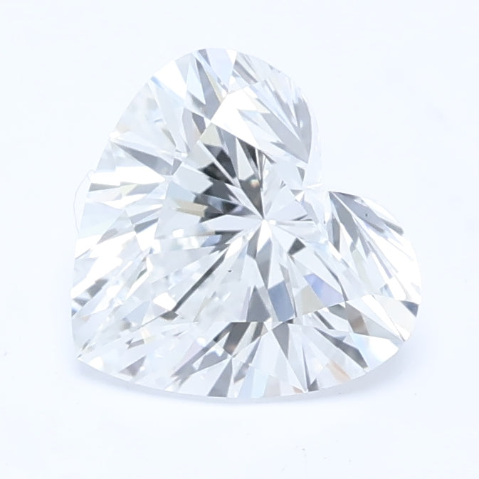 1.52 carat heart lab grown diamond E color VS1 clarity