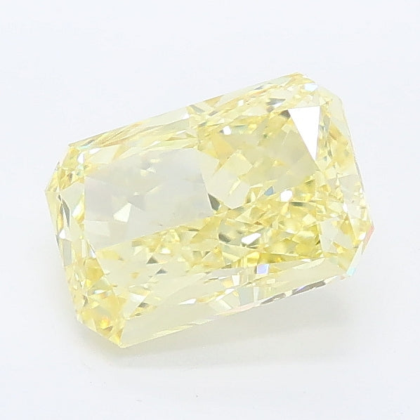 1.29 carat fancy intense yellow radiant lab grown diamond VS1 clarity
