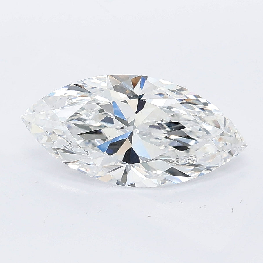 1.72 carat marquise lab grown diamond D color VS1 clarity