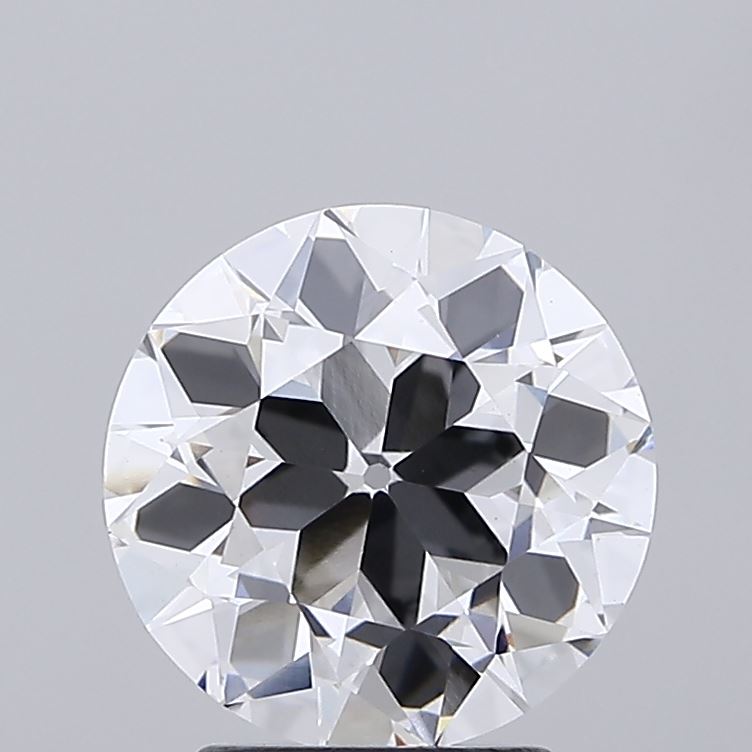 2.72 carat old european lab grown diamond D color VVS2 clarity
