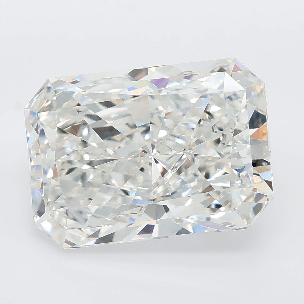 6.27 carat radiant lab grown diamond F color VVS2 clarity