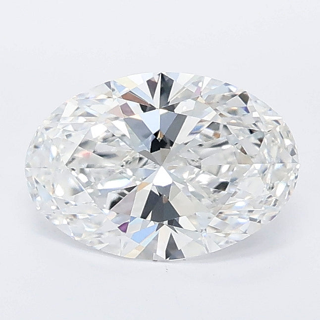 1.25 carat oval lab grown diamond D color VVS2 clarity