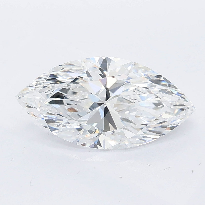1.58 carat marquise lab grown diamond F color VS1 clarity