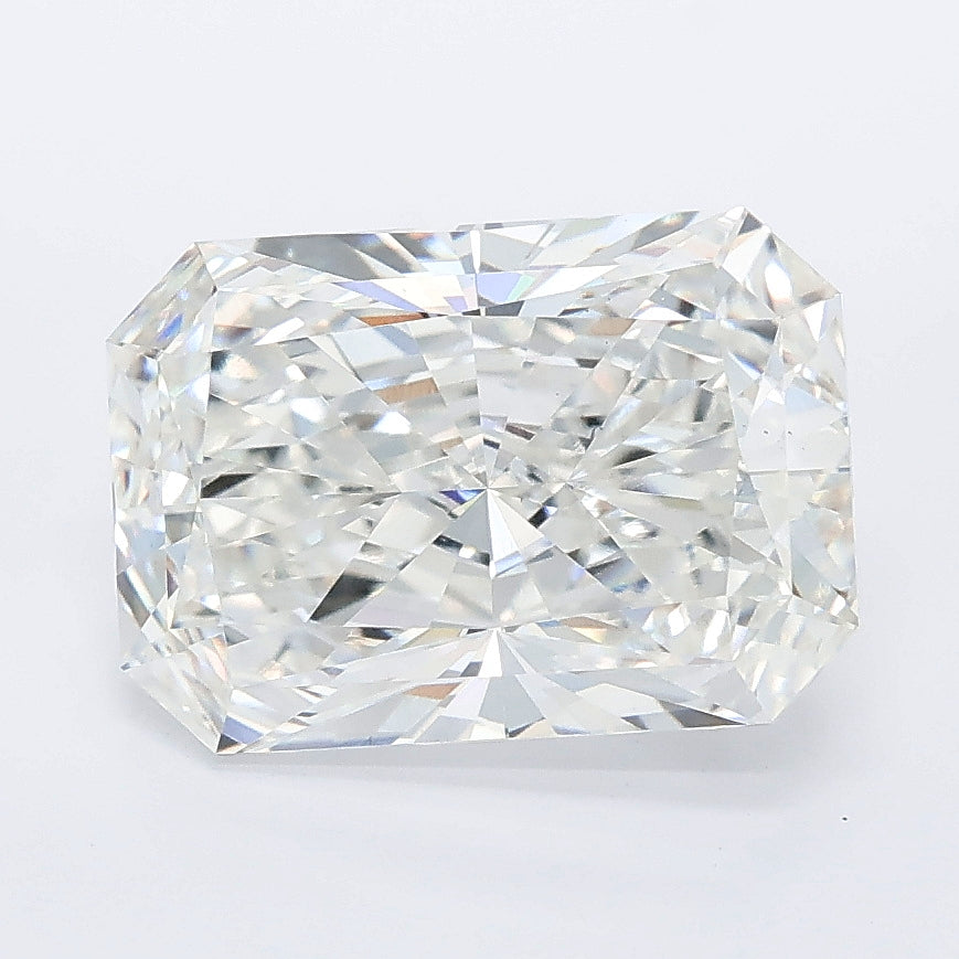 3.50 carat radiant lab grown diamond E color VS1 clarity