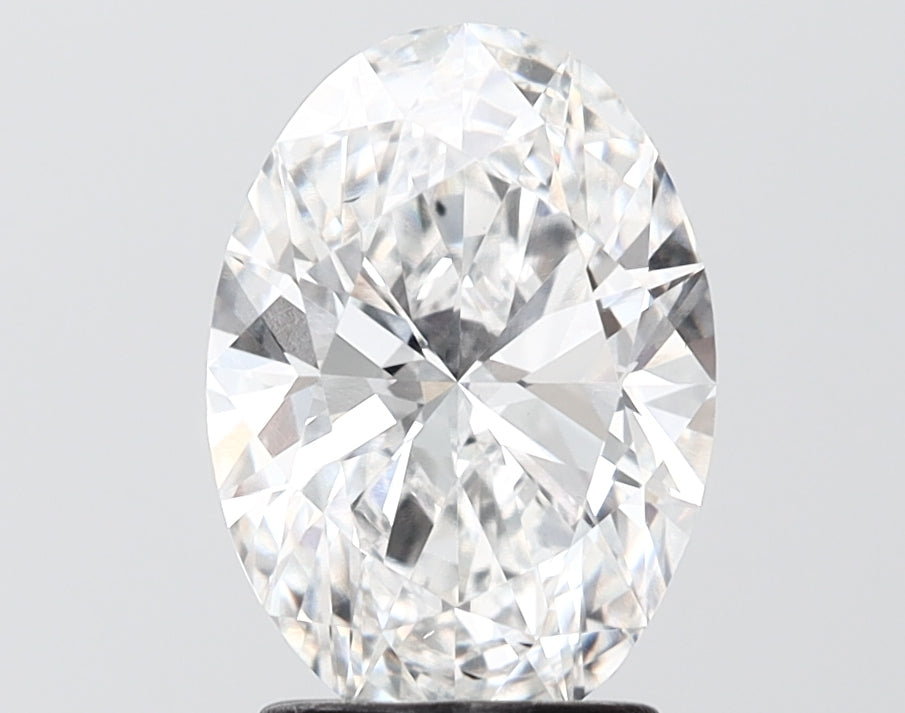 2.26 carat oval lab grown diamond E color VS1 clarity
