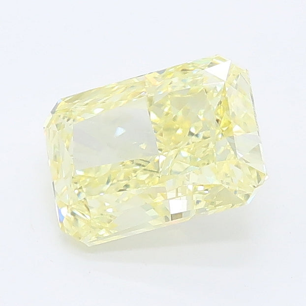 1.34 carat fancy intense yellow radiant lab grown diamond VS1 clarity