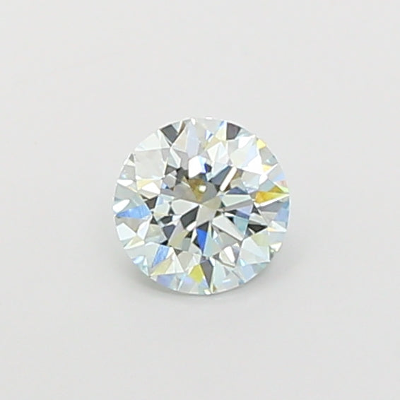 1.01 carat fancy green blue round lab grown diamond VVS2 clarity