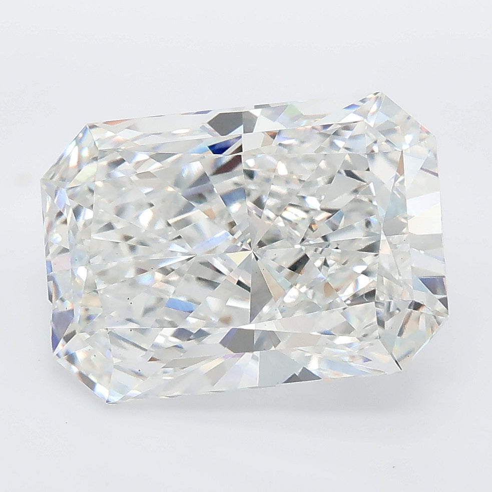 6.10 carat radiant lab grown diamond E color VS1 clarity
