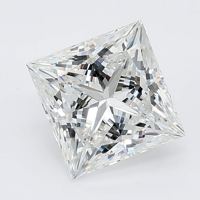 1.59 carat princess lab grown diamond E color VS2 clarity