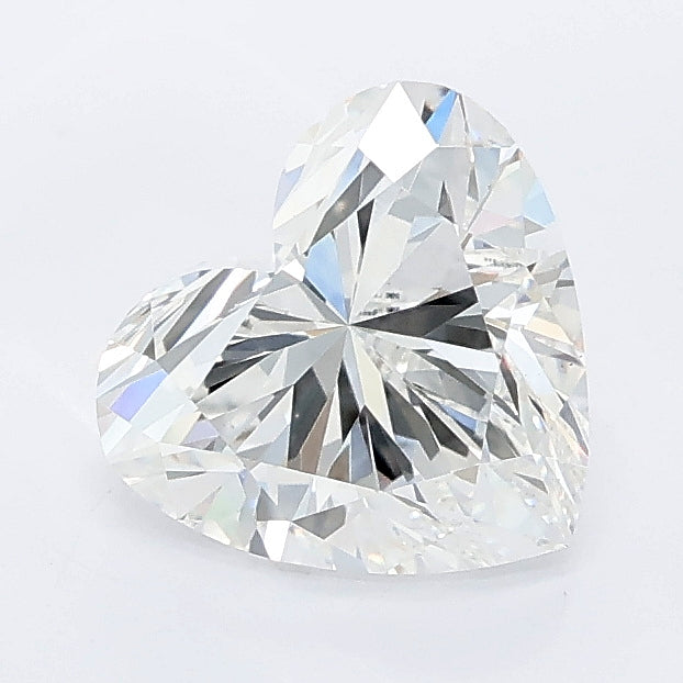 1.54 carat heart lab grown diamond E color VS1 clarity