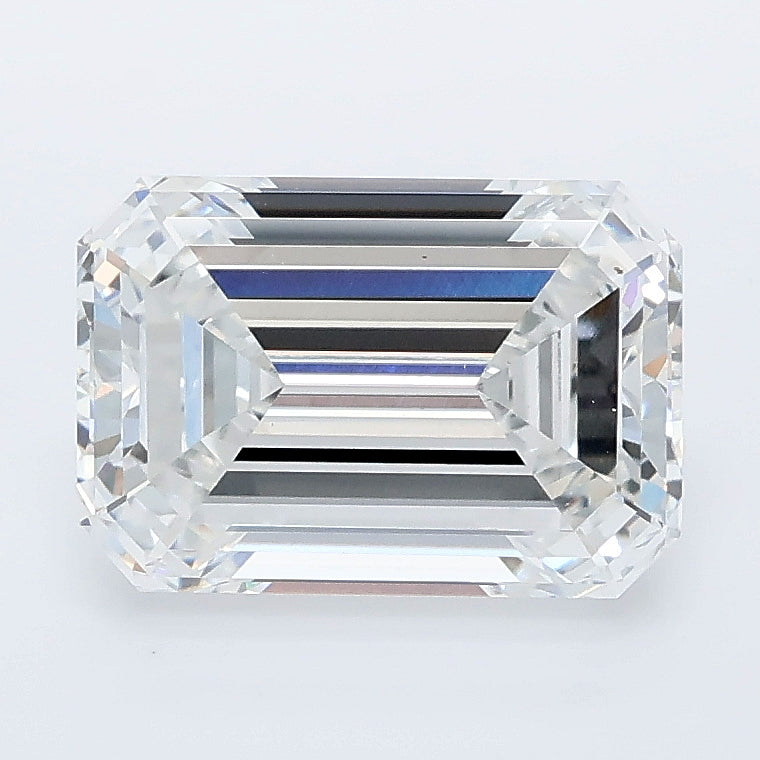 2.91 carat emerald lab grown diamond E color VS1 clarity
