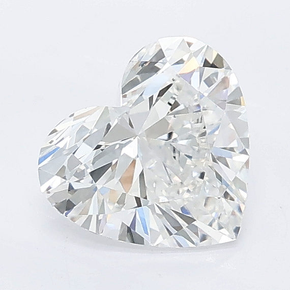 1.07 carat heart lab grown diamond D color VVS2 clarity