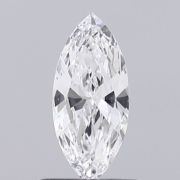 0.57 carat marquise lab grown diamond D color VVS2 clarity