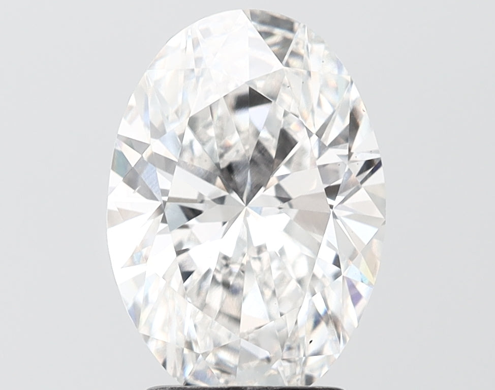 3.00 carat oval lab grown diamond F color VS1 clarity