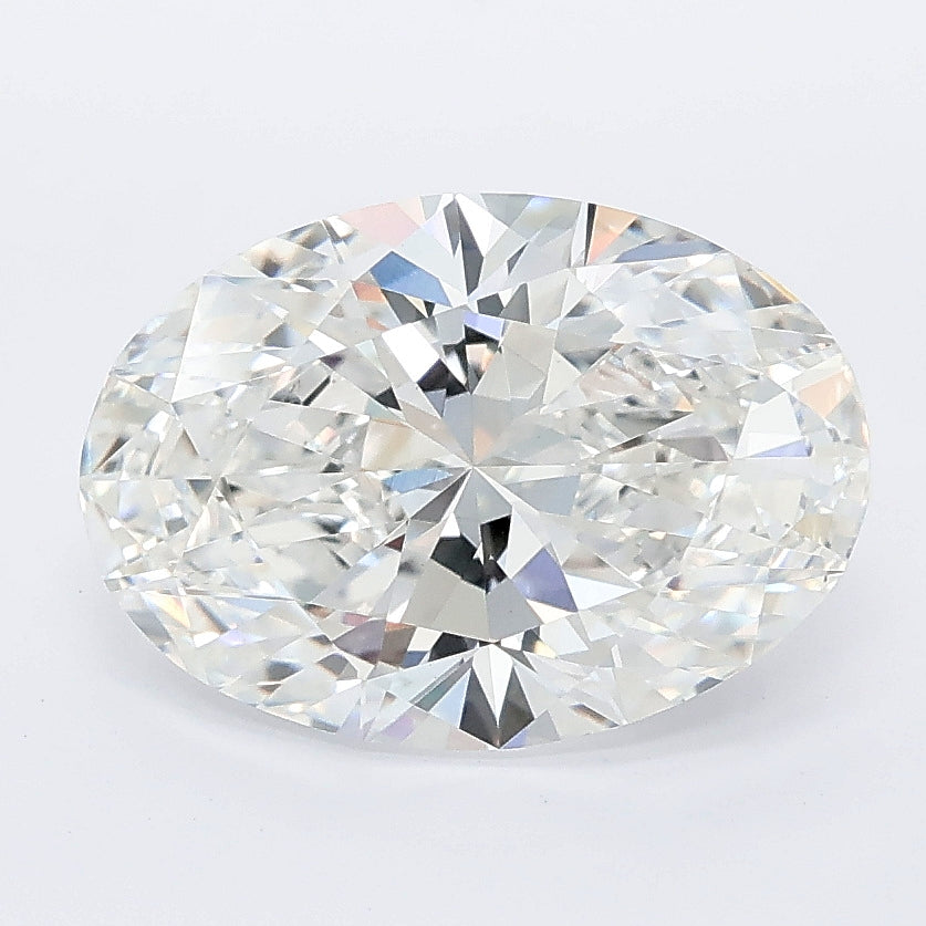 3.06 carat oval lab grown diamond E color VVS2 clarity