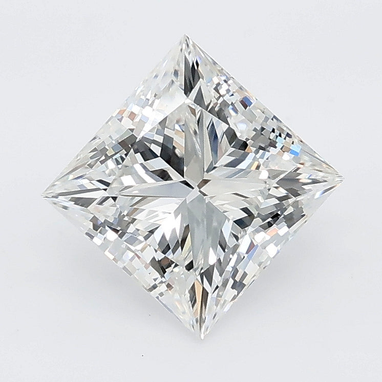 2.01 carat princess lab grown diamond E color VVS2 clarity