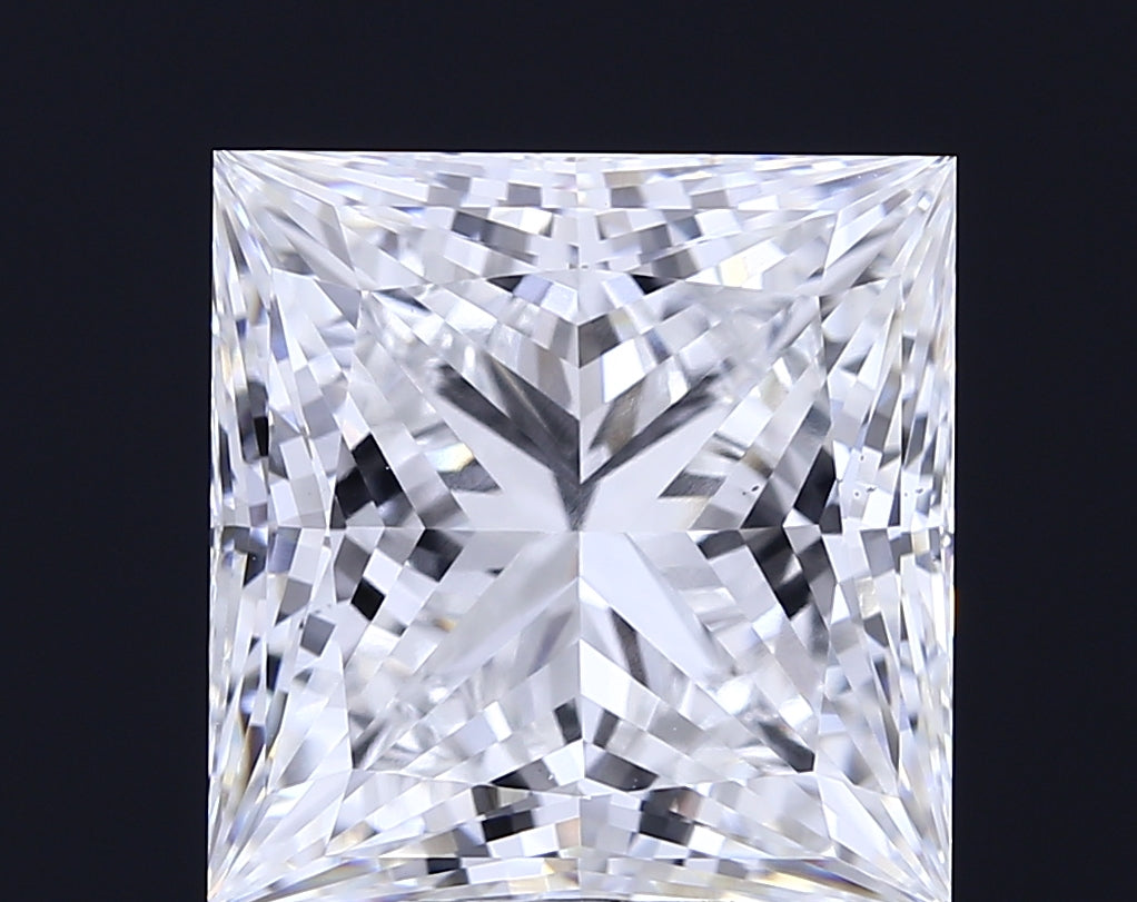 10.03 carat princess lab grown diamond E color VS1 clarity