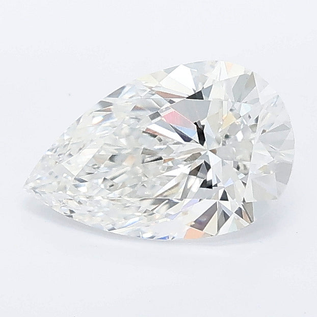 1.01 carat pear lab grown diamond E color VS1 clarity