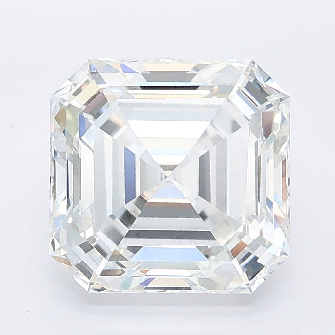 2.59 carat asscher lab grown diamond E color VVS2 clarity