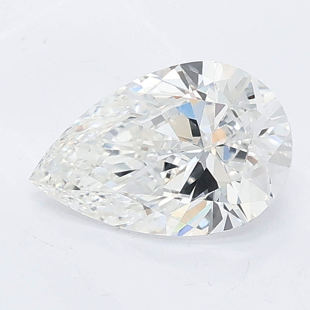 1.02 carat pear lab grown diamond E color VVS2 clarity