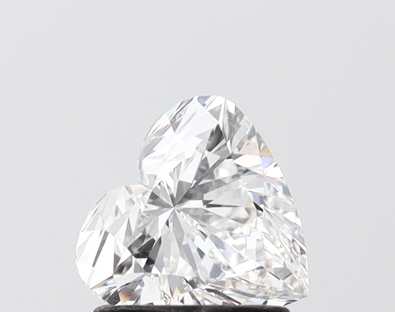 1.19 carat heart lab grown diamond F color VS1 clarity
