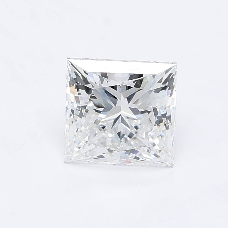 1.10 carat princess lab grown diamond D color VVS2 clarity