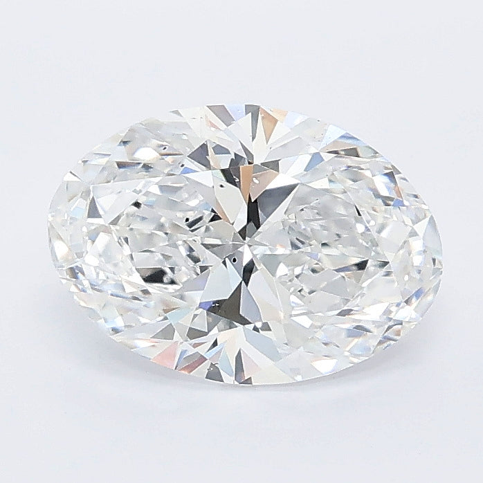1.51 carat oval lab grown diamond D color VS2 clarity
