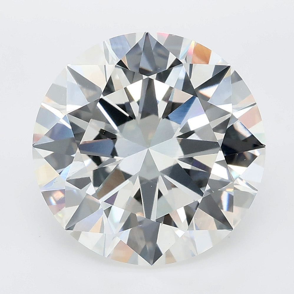 7.55 carat round lab grown diamond E color VVS2 clarity