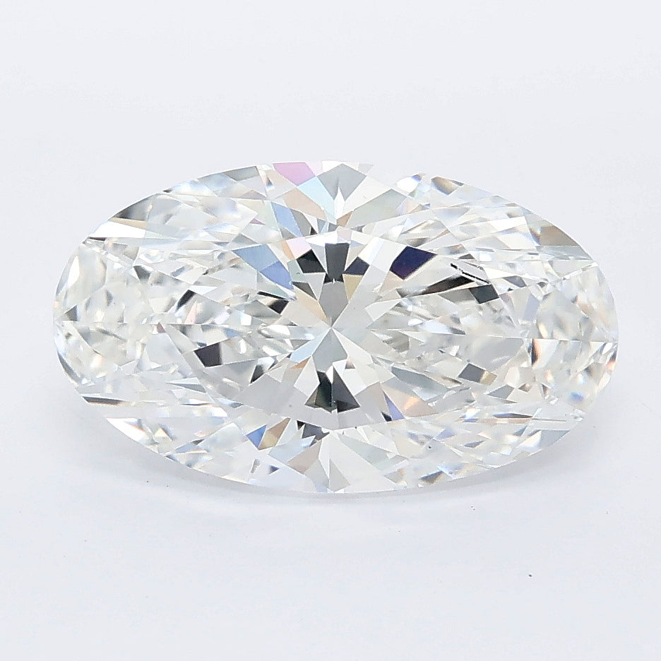 2.53 carat moval lab grown diamond D color VS1 clarity