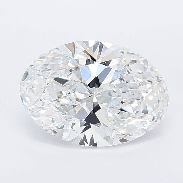1.05 carat oval lab grown diamond D color VS1 clarity