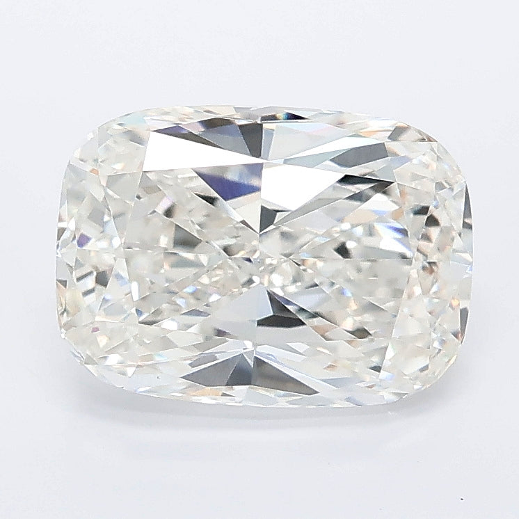 2.57 carat cushion lab grown diamond F color VVS2 clarity