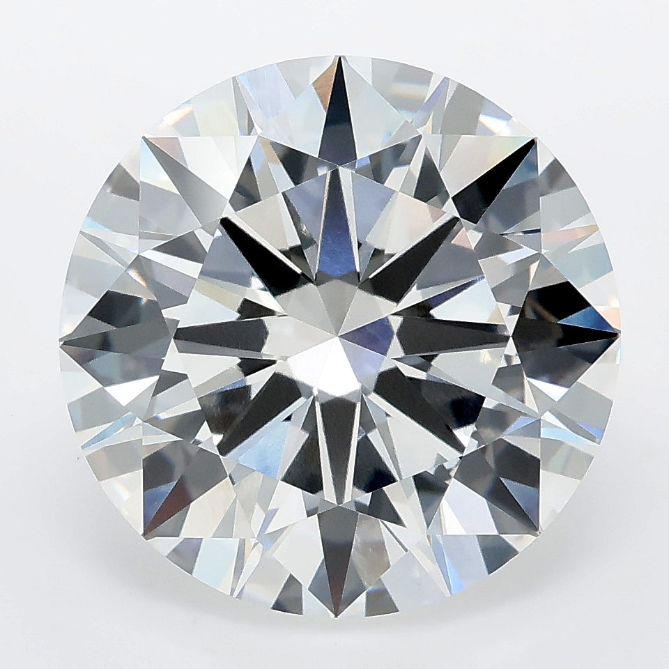 8.02 carat round lab grown diamond E color VVS2 clarity