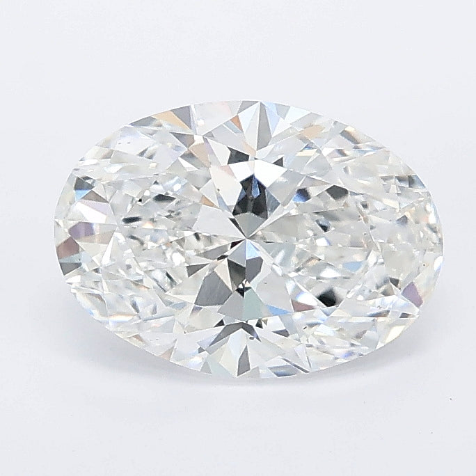 1.50 carat oval lab grown diamond D color VS2 clarity