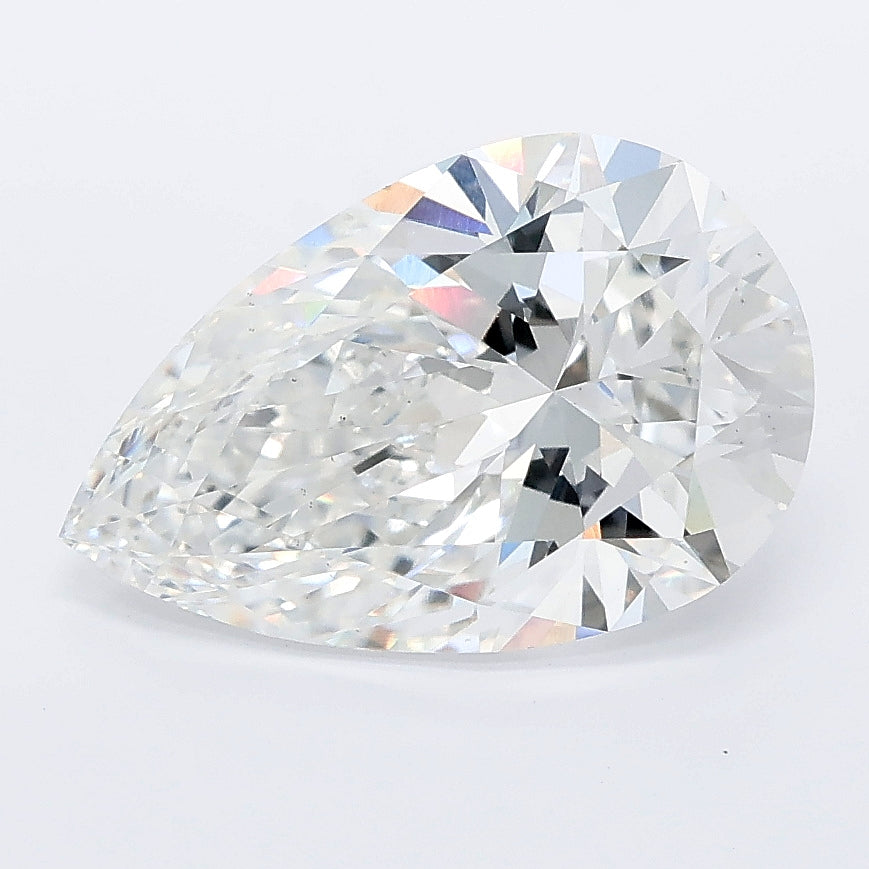 3.02 carat pear lab grown diamond E color VS1 clarity