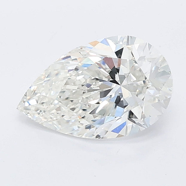 1.01 carat pear lab grown diamond F color VVS2 clarity
