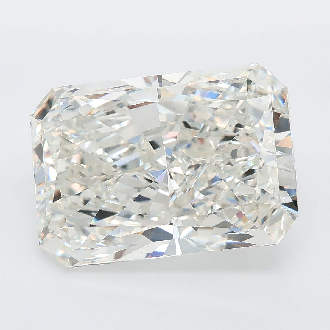 8.04 carat radiant lab grown diamond G color VVS2 clarity