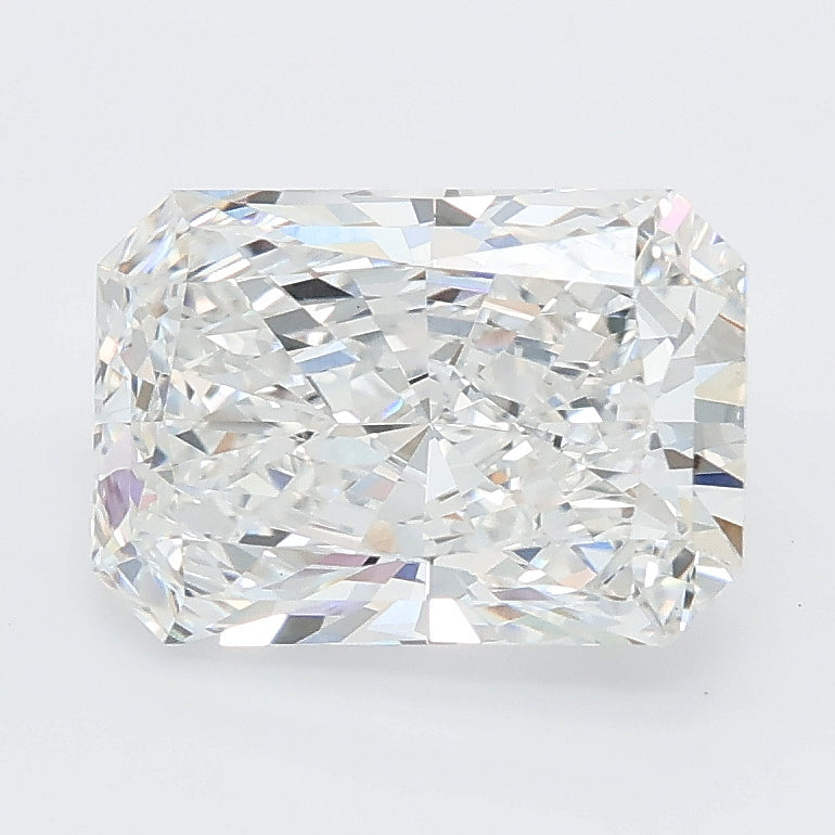 2.58 carat radiant lab grown diamond E color VS1 clarity