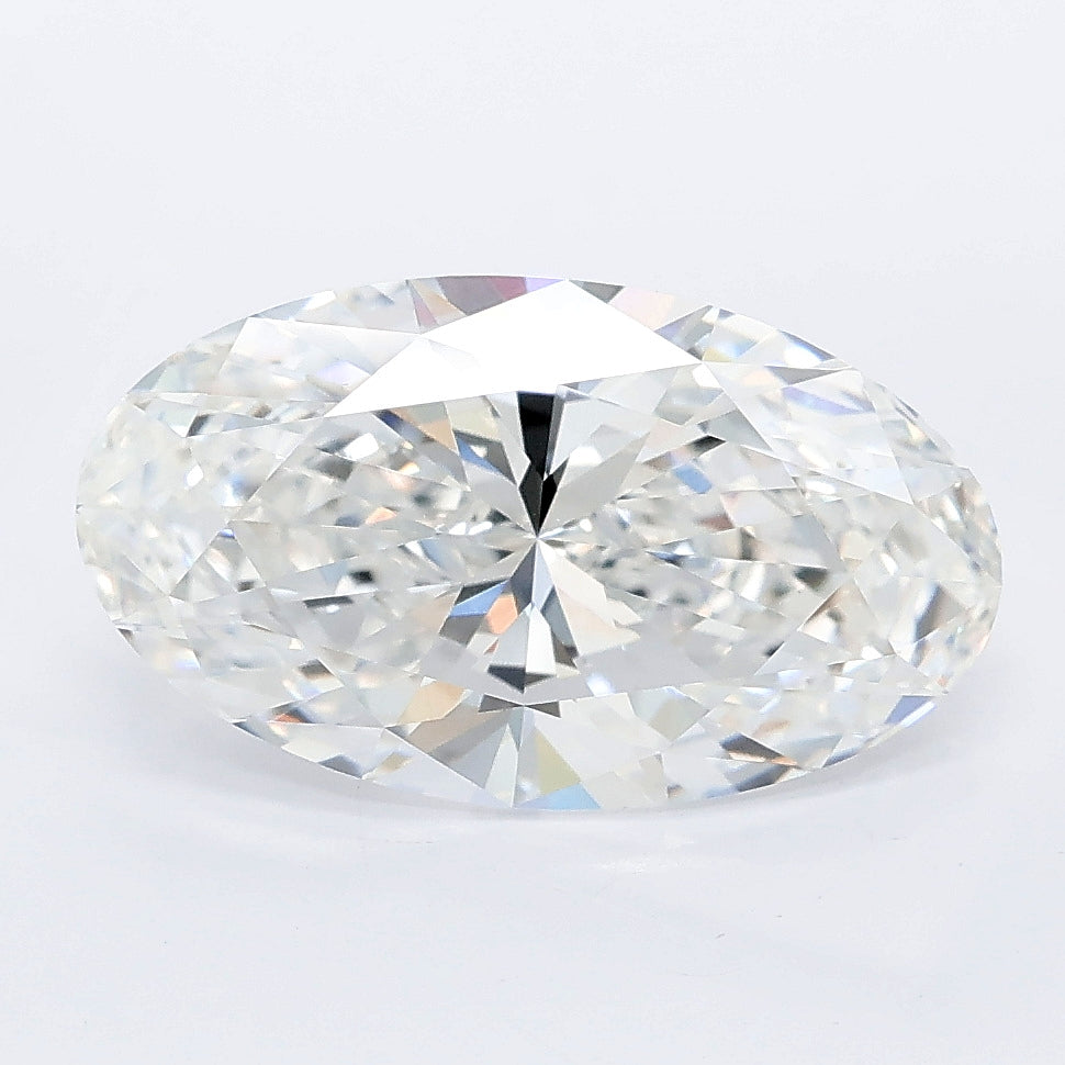 3.23 carat moval lab grown diamond E color VVS2 clarity