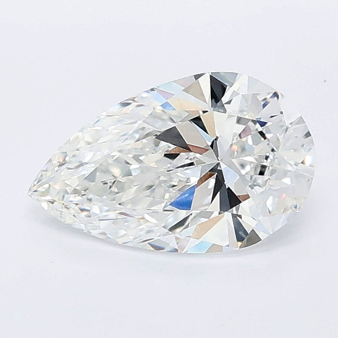 1.04 carat pear lab grown diamond E color VVS2 clarity