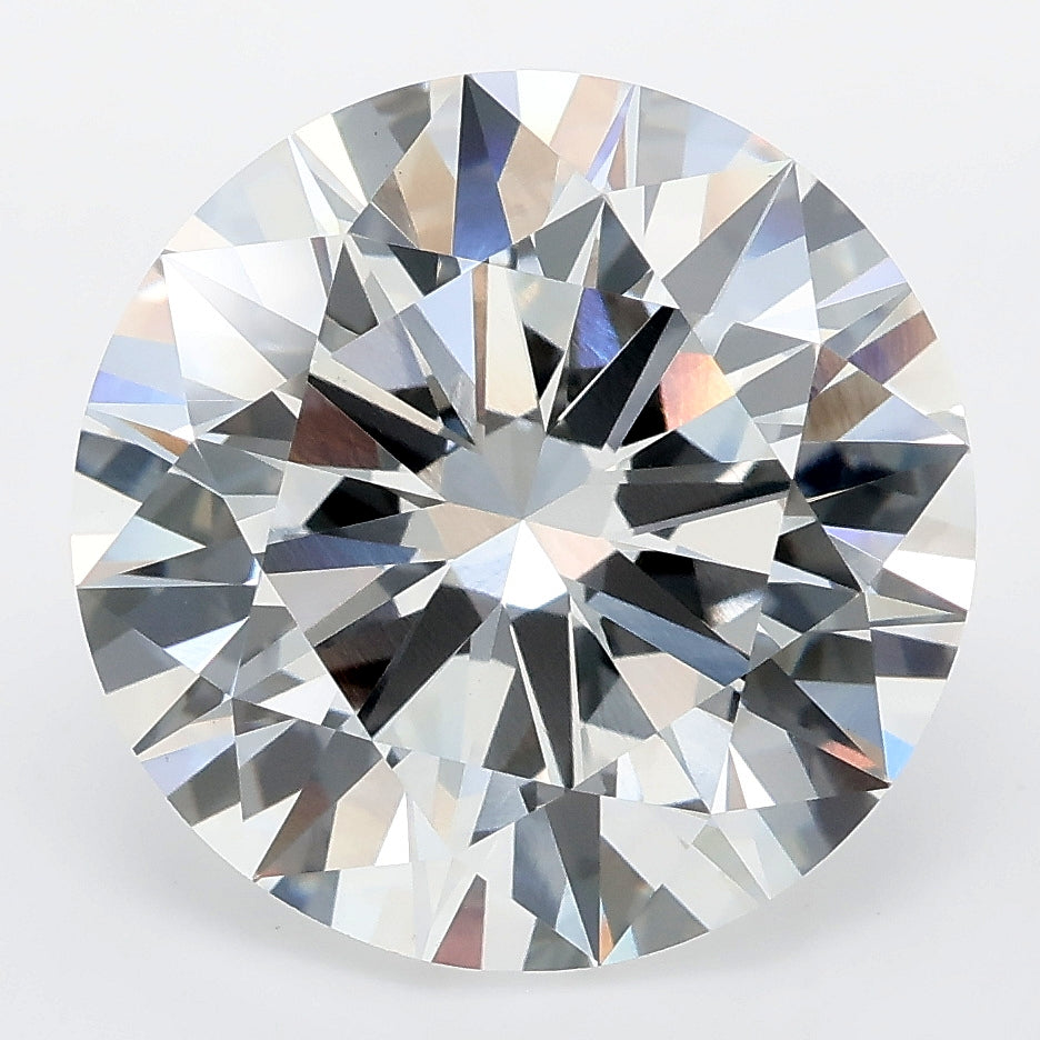 8.01 carat round lab grown diamond E color VVS2 clarity
