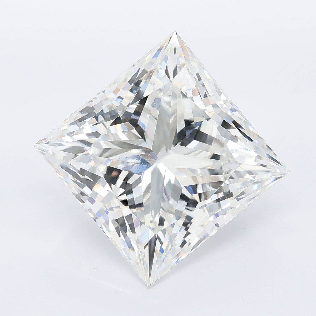 9.01 carat princess lab grown diamond E color VVS2 clarity