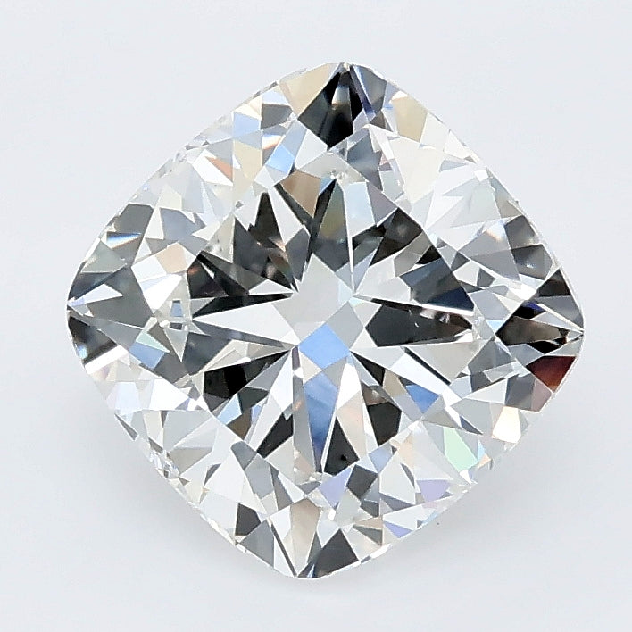 2.56 carat cushion lab grown diamond F color VVS2 clarity