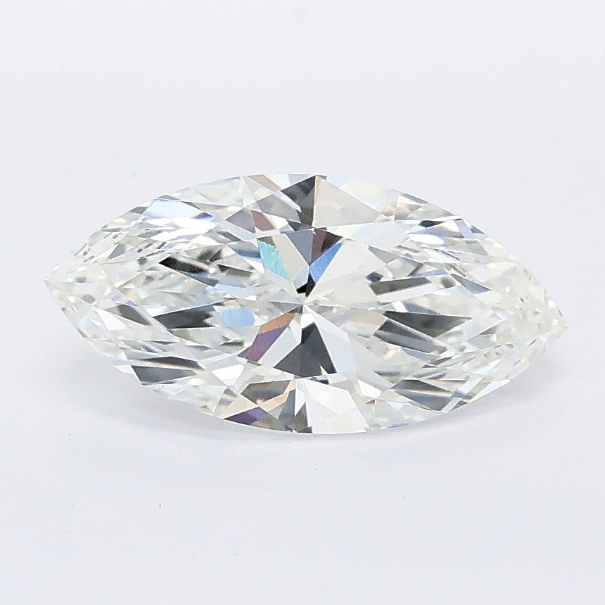 1.60 carat marquise lab grown diamond F color VVS2 clarity