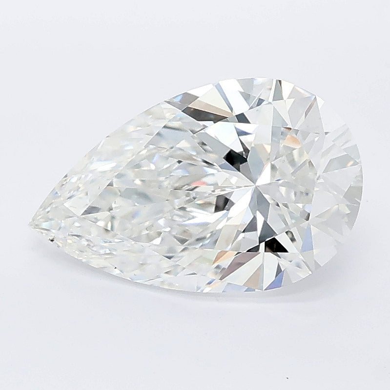 2.01 carat pear lab grown diamond E color VVS2 clarity