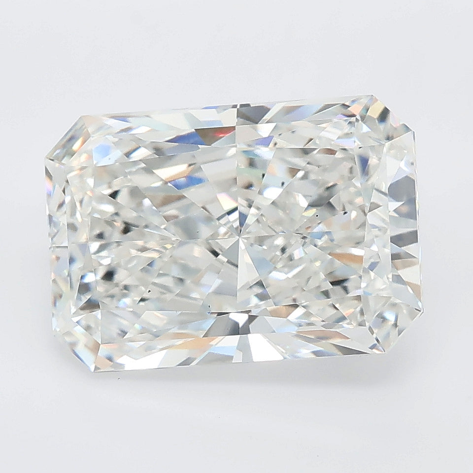 5.09 carat radiant lab grown diamond F color VS1 clarity