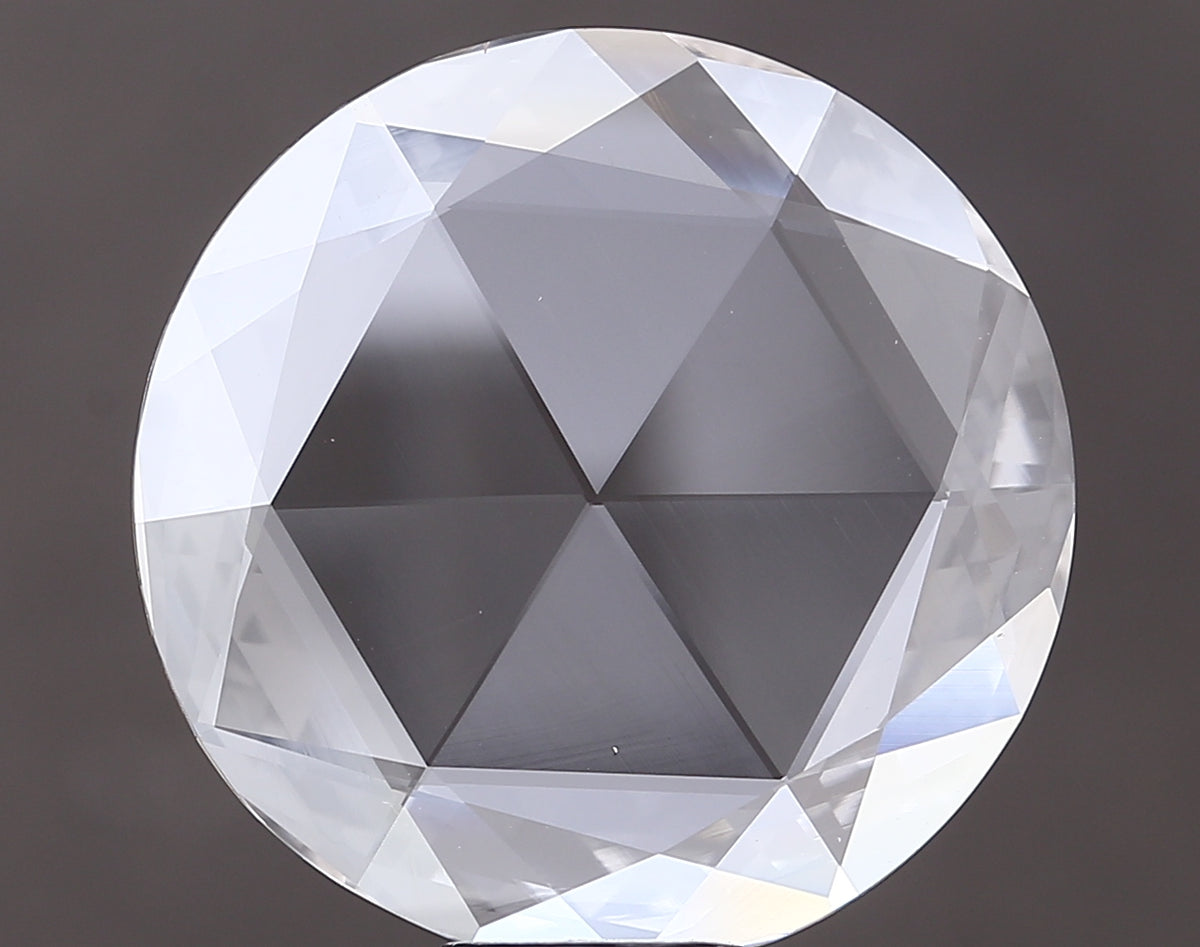 5.55 carat rose cut lab grown diamond G color VS1 clarity