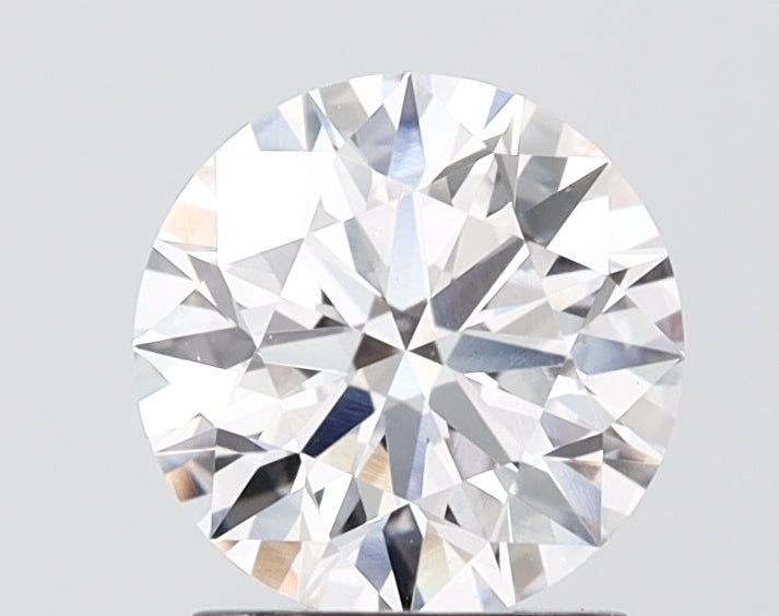 1.55 carat round lab grown diamond E color VS1 clarity