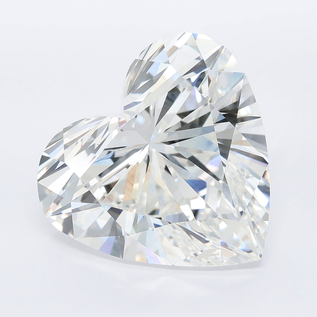 13.09 carat heart lab grown diamond E color VVS2 clarity